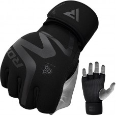 Рукавиці неопренові RDX T15 Noir Inner Matte XL, чорний, код: GGN-T15MB-XL