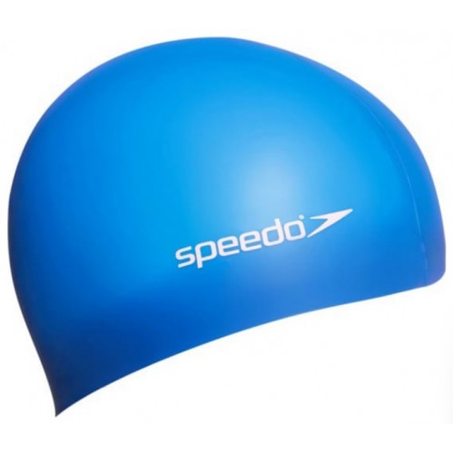 Шапка для плавання дитяча Speedo Flat Silicone Cap Team Ju синій, код: 5151746380033