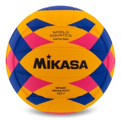 М"яч для водного поло Mikasa №4, жовтий-синій-рожевий, код: WP440C-S52