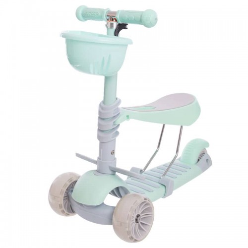 Самокат Scooter Micro Mini 3 в 1 блакитний, код: MG-12H_N