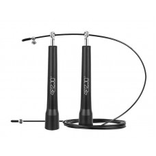 Скакалка швидкісна для кросфіту 4Fizjo Standard+ 300 см, чорний, код: P-5907739311528
