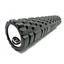 Масажний ролер EasyFit Grid Roller v.3.1 600х145 мм, чорний, код: EF-2037-BK-EF
