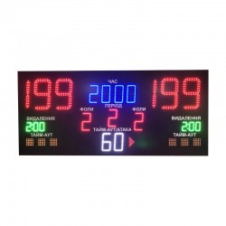 Світлодіодне спортивне табло LedPlay універсальне 2240х1000х50 мм, код: 07745-ST