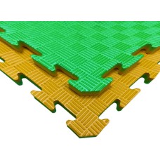 Мат-татамі ластівчин хвіст Lanor 1000х1000х20мм, помаранчево-зелений, код: 1733081878-E Мат-татамі ластівчин хвіст Lanor 1000х1000х20мм, помаранчево-зелений, код: 1733081878-E