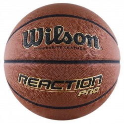 М"яч баскетбольний Wilson Reaction Pro 295 №7, коричневий, код: 887768764555 М"яч баскетбольний Wilson Reaction Pro 295 №7, коричневий, код: 887768764555