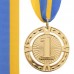 Медаль спортивна зі стрічкою PlayGame Ray бронзова, код: C-6401_B