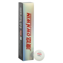 Набір м"ячів для настільного тенісу OWNWIN 40+3*, 5 штук, білий, код: MT-8719