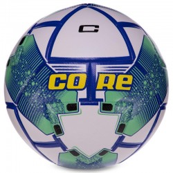 М"яч футбольний Habryd Shiny Core Fighter №5 PU білий-синій-зелений, код: FB-3136_BL-S52