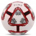 М"яч футбольний гібридна зшивка Hybrid Soccer Star №5 PU, білий-червоний, код: FB-4523-S52