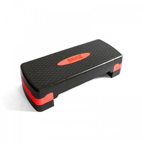 Cтеп-платформа PowerPlay двурівнева 10-15 см чорно-червона, код: PP_4328_(2)_Black/Red