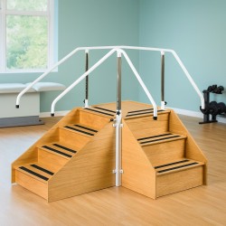 Реабілітаційні сходи з різним кроком Tia-Sport для відновлення нижніх кінцівок, код: sm-1430