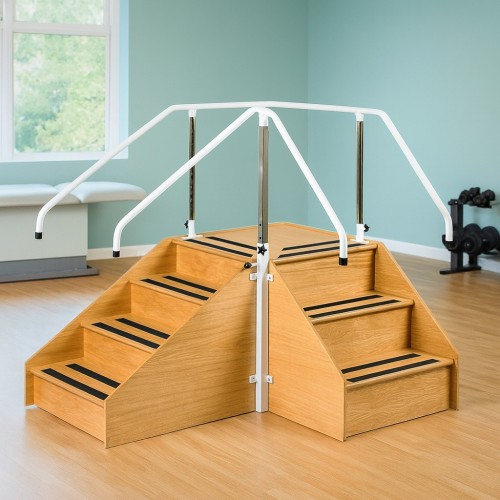 Реабілітаційні сходи з різним кроком Tia-Sport для відновлення нижніх кінцівок, код: sm-1430 Реабілітаційні сходи з різним кроком Tia-Sport для відновлення нижніх кінцівок, код: sm-1430