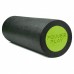 Масажний ролик (роллер) гладкий PowerPlay Fitness Roller 300x150 мм, чорний-зелений, код: PP_4021_BL/Green_(30x15)