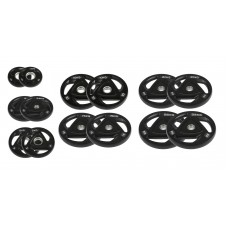 Набір олімпійських дисків Fitnessport 12 шт, 107,5 кг, код: 10569-AX Набір олімпійських дисків Fitnessport 12 шт, 107,5 кг, код: 10569-AX