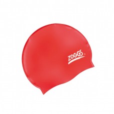 Шапочка для плавання Zoggs Silicone Cap червона, код: 749266007742