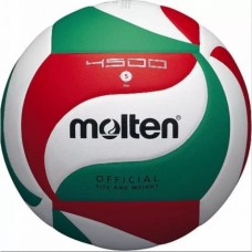 М"яч волейбольний Molten V5M4500 №5, зелений-червоний-білий, код: 4905741795597