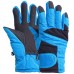 Перчатки горнолыжные теплые детские Camping M-L, L-XL, черный-синий, код: C-1021_BKBL-S52