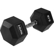 Гантель прогумована HMS Hex Pro 1х32,5 кг, код: M-1470393-IN