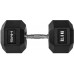 Гантель прогумована HMS Hex Pro 1х32,5 кг, код: M-1470393-IN