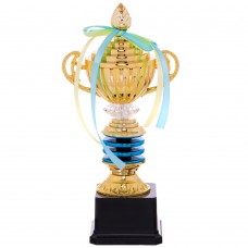 Кубок спортивний з ручками і кришкою PlayGame Impulse висота 27см, золото, код: C-141C-S52