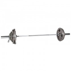 Штанга олімпійська з пластинами inSPORTline Hamerton 182 см/50 мм 80 кг, код: 3565-80KG-SET-IN Штанга олімпійська з пластинами inSPORTline Hamerton 182 см/50 мм 80 кг, код: 3565-80KG-SET-IN