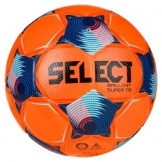 М"яч футбольний Select Brillant Super FIFA TB v25 №5, помаранчевий-синій, код: 5703543403943