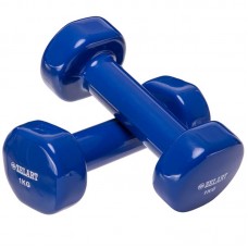 Гантелі для фітнесу Zelart 2х1 кг, синій, код: TA-5225-1_BL