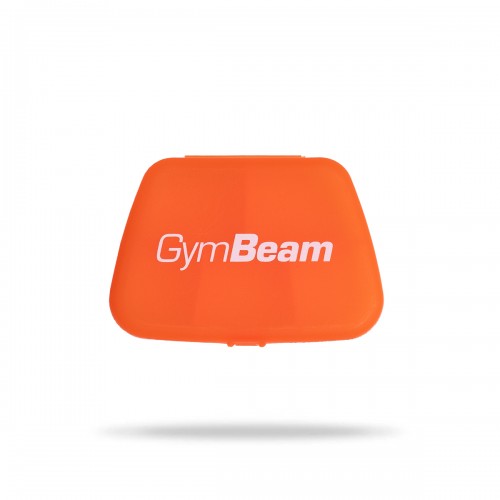 Футляр для зберігання таблеток і капсул GymBeam PillBox 5 Orange, код: 8586024622104