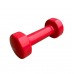 Гантель для фітнесу з вініловим покриттям Generation Fintess FF51D3B-2kg, 1х2 кг, червоний, код: 523434-AX