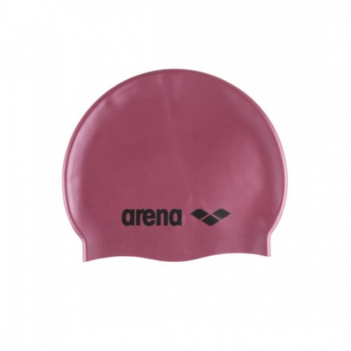 Шапка для плавання Arena Classic Silicone червоний-чорний, код: 3468337331384