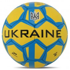 М"яч футбольний Ballonstar Ukraine №5 PU, жовтий-синій, код: FB-9536-S52