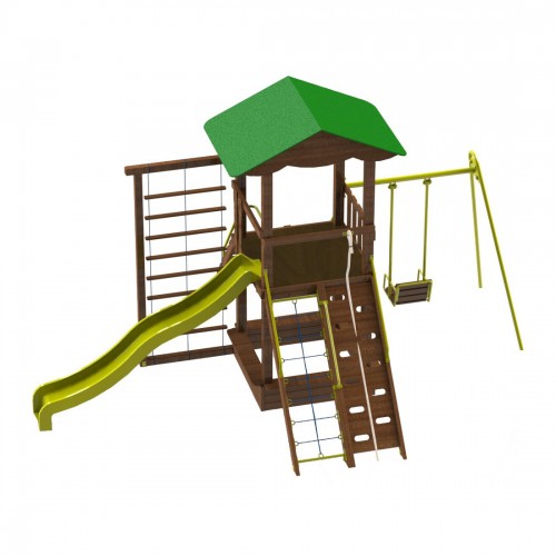 Дитячий ігровий комплекс Miros "Ранчо" 5540x3830x3360 мм, код: DIO1002.2 Дитячий ігровий комплекс Miros "Ранчо" 5540x3830x3360 мм, код: DIO1002.2
