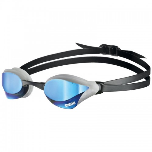Окуляри для плавання Arena Cobra Core Swipe Mirror сірий, синій-чорний, код: 3468336511541