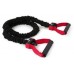 Еспандер трубчастий Adidas Power Tube 122 см, чорний-червоний, код: 885652000260
