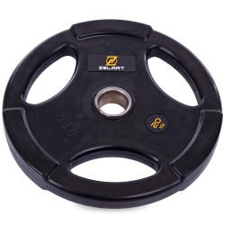 Млинці (диски) обгумовані Modern з потрійним хватом 20 кг, код: TA-2673-20-S52