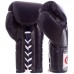 Рукавиці боксерські шкіряні на шнурівці Fairtex 12 унцій, синій, код: BGL6_12BL-S52