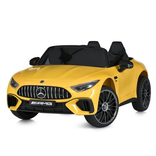 Дитячий електромобіль Bambi Mercedes-Benz M 5098EBLRS-6 жовтий, код: 6903317595549 Дитячий електромобіль Bambi Mercedes-Benz M 5098EBLRS-6 жовтий, код: 6903317595549