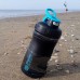 Шейкер спортивний (пляшка) BlenderBottle SportMixer 20oz/590ml Black/Teal (Original), код: SM 20oz Black/Teal