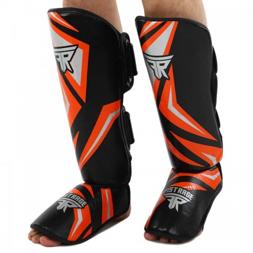 Захист гомілки та стопи Fistrage Combat S, чорний-помаранчевий, код: VL-4413_SBKOR Захист гомілки та стопи Fistrage Combat S, чорний-помаранчевий, код: VL-4413_SBKOR