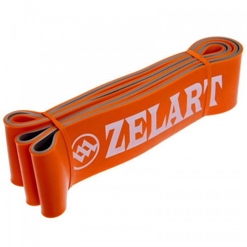 Гума для підтягувань двошаровий Zelart Dual Power Band XL 2080x64x4,5 мм помаранчевий, код: FI-0911-8_OR