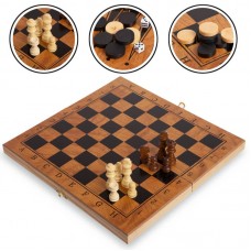 Шахи, шашки, нарди 3 в 1 ChessTour, код: S4034