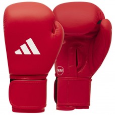 Боксерські рукавиці Adidas з ліцензією IBA, 10oz, червоний, код: 15581-1134