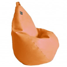 Крісло груша Tia-Sport, шкірозамінник, L-1200х900 мм, помаранчевий, код: sm-0054-8-35