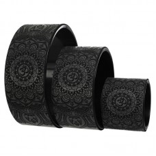 Колесо для йоги набір FitGo Fit Wheel Yoga, набір 3 шт, чорний, код: FI-0086_BK Колесо для йоги набір FitGo Fit Wheel Yoga, набір 3 шт, чорний, код: FI-0086_BK