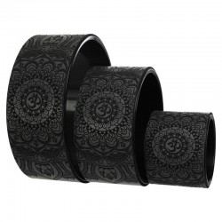 Колесо для йоги набір FitGo Fit Wheel Yoga, набір 3 шт, чорний, код: FI-0086_BK Колесо для йоги набір FitGo Fit Wheel Yoga, набір 3 шт, чорний, код: FI-0086_BK
