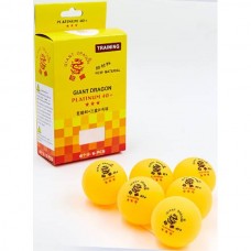 Мячи для настольного тенниса Giant Dragon 6 шт, код: MT-6560-OR