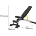 Тренажерна лава Gymrex Bench з регульованим нахилом для вправ, код: M-13495295-IN