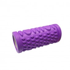 Масажний валик Бульбашки SNS EVAYD9-33+ 32,5 см, фіолетовий, код: 11037-SNS