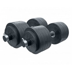 Гантелі обгумовані олімпійські RN-Sport 2х62 кг, код: olimp_RNOD_2х62