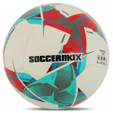 М"яч футбольний Soccermax №5 PU, білий, код: FB-4137_W